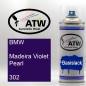 Preview: BMW, Madeira Violet Pearl, 302: 400ml Sprühdose, von ATW Autoteile West.